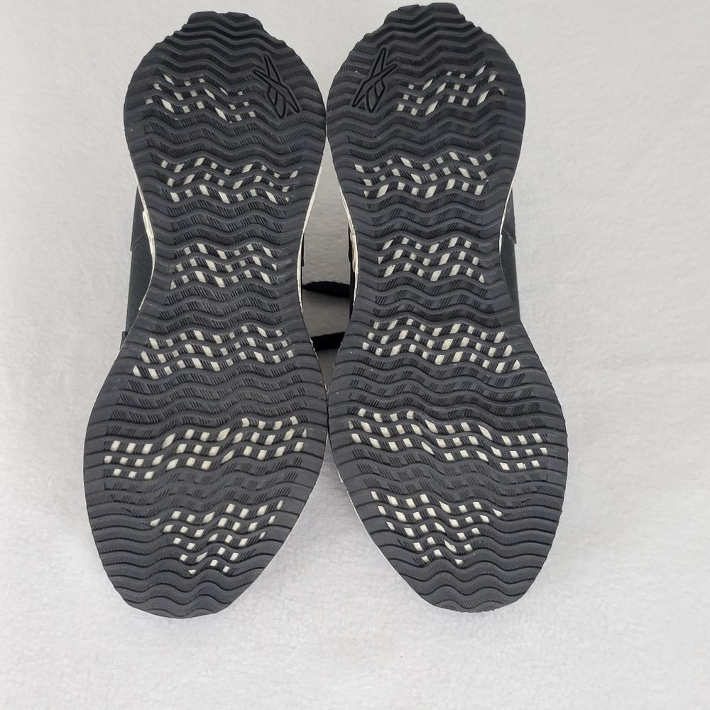 Reebok Zig Dynamica White Black Cheetah 7.5 Ortholite Comfort Padding Sneakers - Picture 6 of 8
